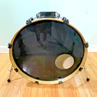 Pearl Export 22  X 18  Bass Drum Wine Red Nice