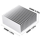 4pcs 50mm Aluminum Heatsink 50x50x20mm Heat Sink Kit For Gpu Cpu Led Chipset