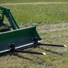 Titan Attachments Light-duty 60  Clamp-on Pallet Forks With Adj Stabilizer