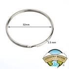 2 Inch Split Ring Key Chain Rings Closeout  10 Pack
