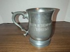 Vintage Stieff Williamsburg Pewter Tankard Mug W stepped Base Cw55-18