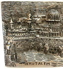 Vintag Hebrew Jerusalem Wailing Wall Plaque Israel Judaism Judaica Hebrew Jewish