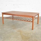 Vintage Danish Mid-century Modern Coffee Table In Teak By Mobelfabrikken Toften