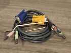 Iogear G2l5302u 6  Micro-lite Bonded All-in-one Usb Kvm Cable  free Shipping 