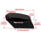 Black Hard Saddlebags Saddle Bag For Harley Davidson Touring Road Glide 94-13