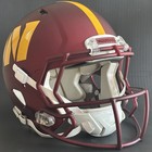 Team Issued  12 Washington Commanders Riddell Speed Icon Nfl Football Helmet Xl