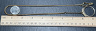Four Vintage antique Gold Tone Watch Chains H646