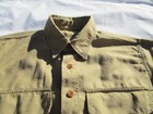 1940 s 50 s Military Army Wwii Khaki Shirt Owners Name In Collar