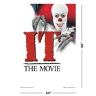 It  The Movie - Movie Poster  regular Style 1990 - Pennywise   size  24  X 36  