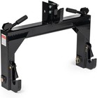 Titan Attachments 3 Point Quick Hitch Adaption To Category 1 Tractors  Black 