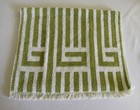 Vtg Mcm 3pc Hand Towels   3pc Wash Cloths Stevens Utica 100  Cotton Made In Usa