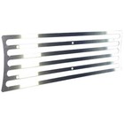 Brushed Stainless Steel 4 X 20 Inch Rectangle Step Plate Insert