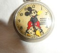 Vintage Working Mickey Mouse Pocket Watch Ingersoll 1930s- Nice Cond 