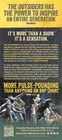 The Outsiders Broadway Flyer 4x9 Double Sided Tony Award Winner Best Musical Nyc