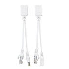 10 Pair Ip Camera Poe Rj45 Cable Power Over Ethernet Adapter Injector   Splitter