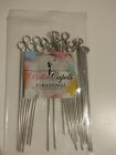 12 Pcs Hair Rollers For Short  Natural Hair Curlers- Heatless Hair  aqua 32mm 