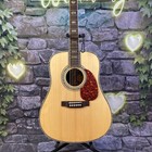 Solid Spruce Top D45 Acoustic Guitar Natural Wood Color Rosewood Fretboard