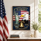 Usa 250th Anniversary Diamond Art Kits For Adults  Full Drill Round 5d Diamond O