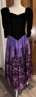 Vtg Scott Mcclintock Women s Gown Size 8 Velvet Floral Brocade Victorian Dress