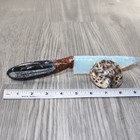 Orthoceras Fossil Handle Opalite Blade Ornamental Knife  2961     Mountain Man K