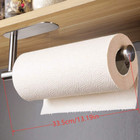 16 33cm Paper Towel Holders  Adhesive Toilet Paper Holder  Kitchen Storage Rack