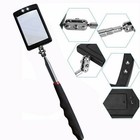 Inspection Mirror Led Lighted Mechanic Telescoping Illuminate Swivel Extendable