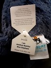 Jellycat Elephant Nwt Navy Blue White Tusks Medium Bashful Plush Toy 12    Stuffie