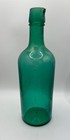 Teal Green Master Ink Bottle 1870 Applied Lip Hand Blown Privy Dug Writing