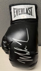 Autographed signed Mike Tyson Black Everlast Boxing Glove Athlete Holo Coa