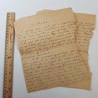 Vintage Handwritten Joke Gloves Bloomers Gift Mixup Mistake 