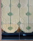 16 England -  Antique Art Nouveau Majolica Tile C1900