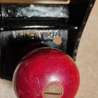 Bench Plane Made In Usa 2in Steel Blade Black Metal Body Red Wood Handles