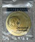 Baldwin Distictive Hardware 2 5  Round Knob Backplate- 4739-030 Free Shipping