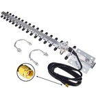 High Gain 25dbi Yagi Wifi Antenna 2 4ghz Rp-sma Connector Long Range Booster Cab