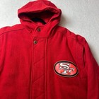 Vintage Mirage First String San Francisco 49ers Stadium Parka Jacket Insulated S