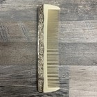 Vintage Antique Comb With Sterling Plated Cover  7 25 Inches