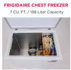Frigidaire 7 0 Cu  Ft  Chest Freezer  Efrf7003  White