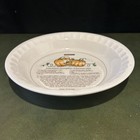 1997 Watkins 11  Deep Dish  Ceramic Pie Plate Marbled Pumpkin Cheesecake Recipe