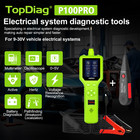 Topdiag P100pro 9v-30v Car Circuit Tester Power Probe Multimeter Oscilloscope Us