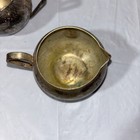 Old 1920 s N s  Company Silver On Copper H1086 Cream And Sugar Pitcher Bowl Set