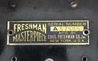Antique 1920s Radio Freshman Masterpiece  1st Version  W 5 Good Globe Type Tubes