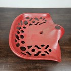 Antique Cast Iron Tractor Seat Early 1900s Farmhouse Decor Original 15  X 13 5 