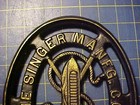 Cast Iron Singer Logo  Refurbished From A Vintage Treadle Sewing Machine Leg 