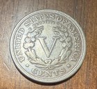 1910   1912 Liberty Head    v    Nickel     Auth  Vintage U s  5 Cent Coin     Circulated