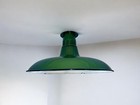 1-18  Silva-king Porcelain Flush Mount Industrial Green Garage Vintage Light D s