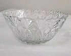 Pasari Indonesia Vtg 9  Crystal Serving Bowl Scalloped Rim Side Candy Dish