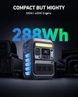 Anker Solix C300portable Power Station 288wh 300w Solar Generator Outdoor-refurb