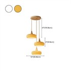 Mid Century Modern Cluster Glass Height Adjustable Kitchen Pendant Ceiling Lamp
