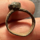 Ancient Roman Ring - Glass - Bronze Authentic