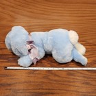 Vintage 2002 Commonwealth Blue Bunny Rabbit Plush Ribbon Stuffed Animal Floppy